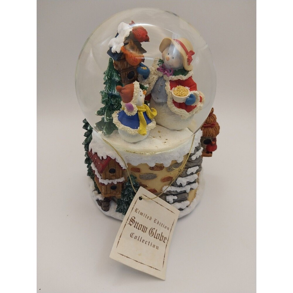 Limited Edition Target Christmas Snowmen Musical Snow Globe